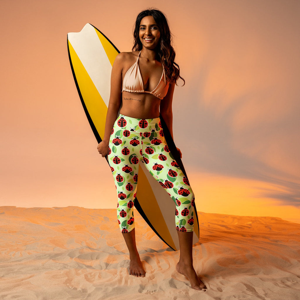 Ladybugs Yoga Capris