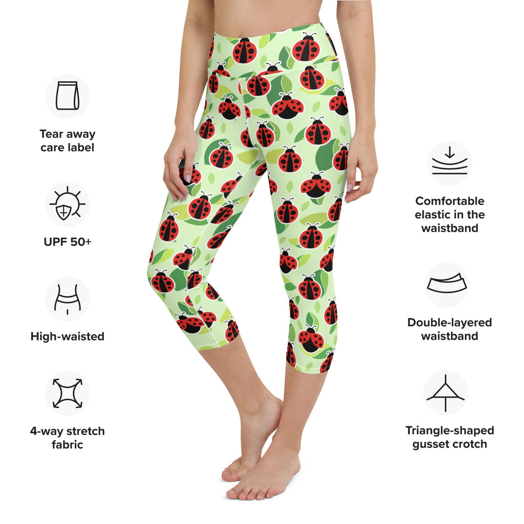 Ladybugs Yoga Capris