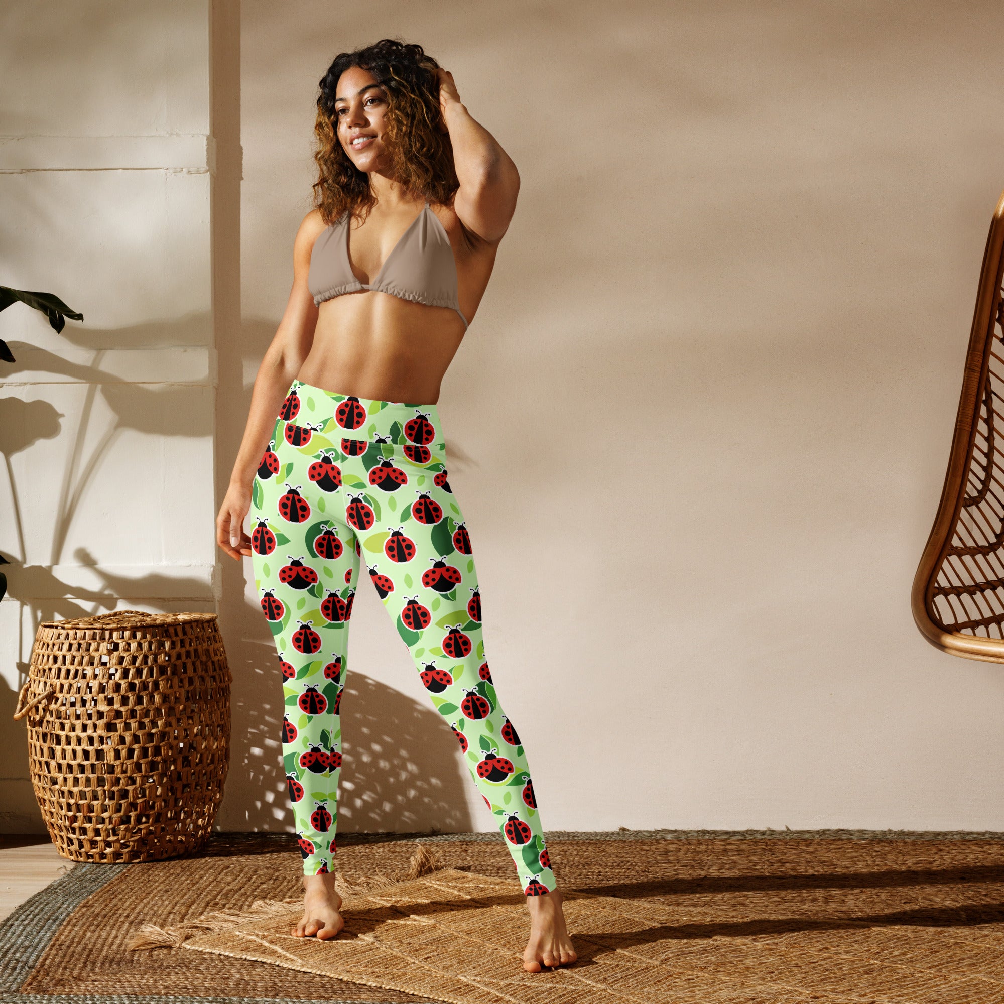 Ladybugs Yoga Leggings