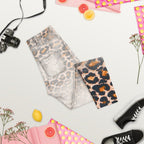 Leopard Denim Print Capris