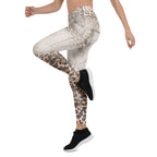 Leopard Denim Print Leggings