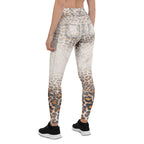 Leopard Denim Print Leggings