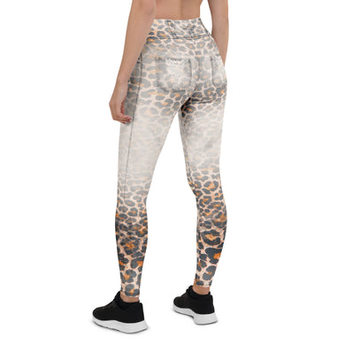 Leopard Denim Print Leggings