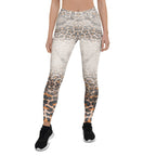 Leopard Denim Print Leggings