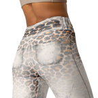 Leopard Denim Print Yoga Leggings