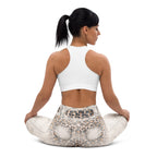 Leopard Denim Print Yoga Leggings