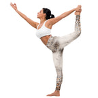 Leopard Denim Print Yoga Leggings