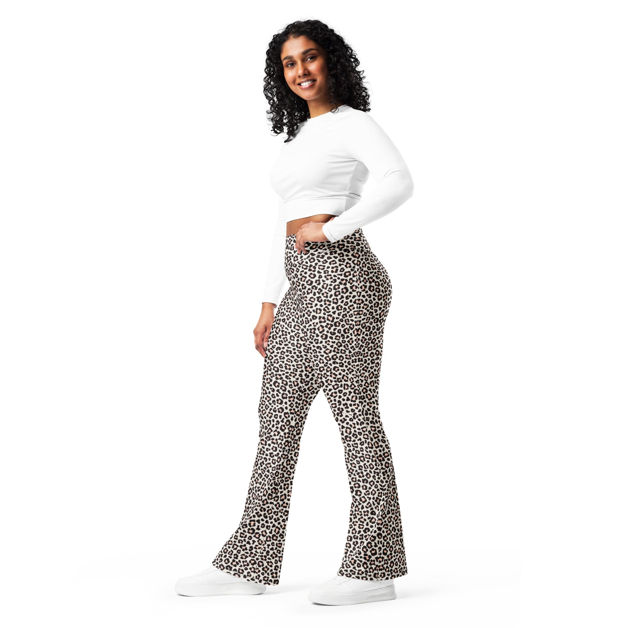 Leopard Flare Leggings