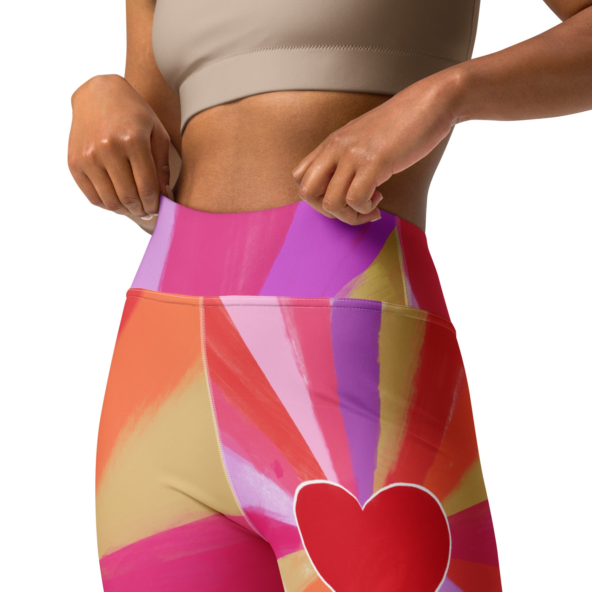 Love Bloom Yoga Leggings