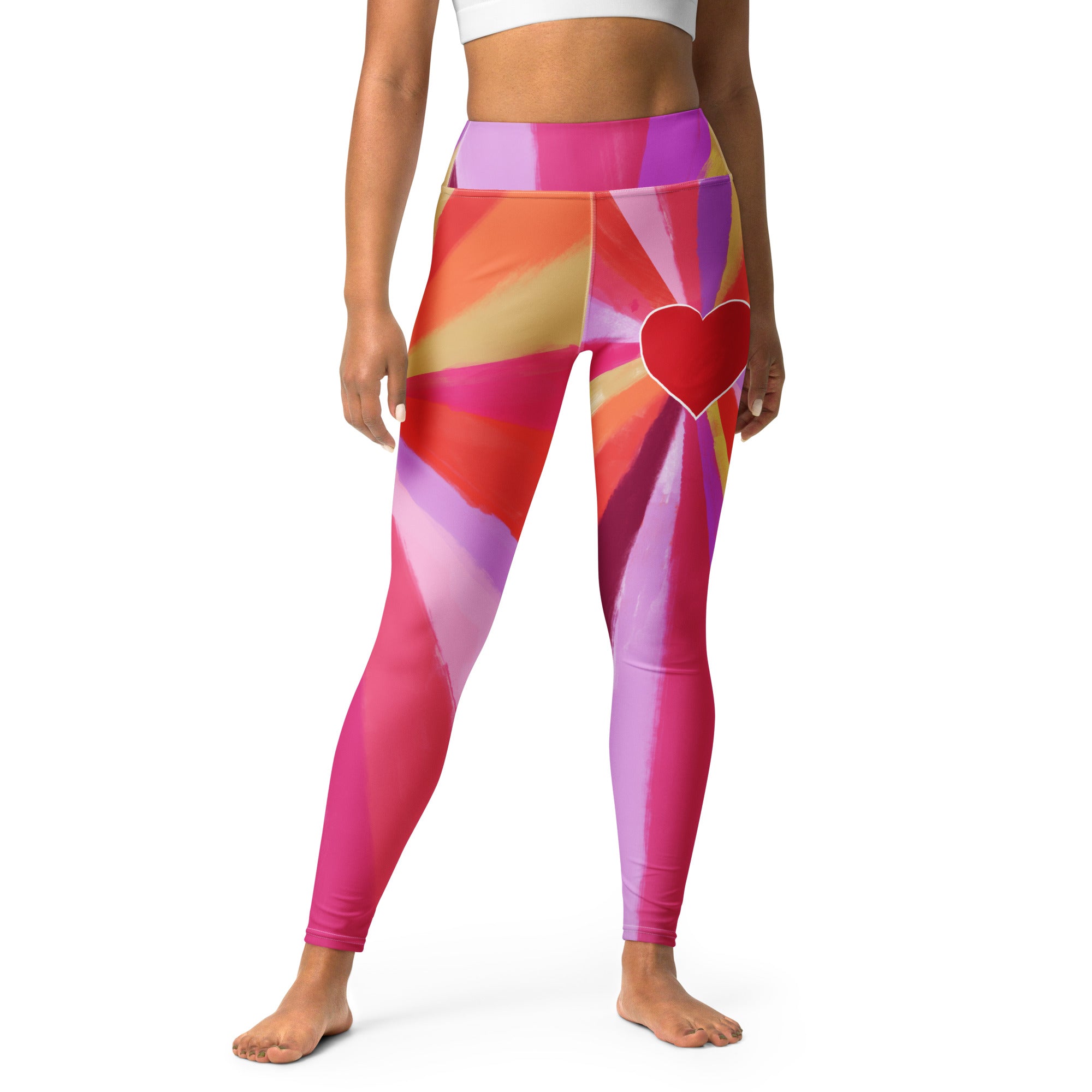 Love Bloom Yoga Leggings