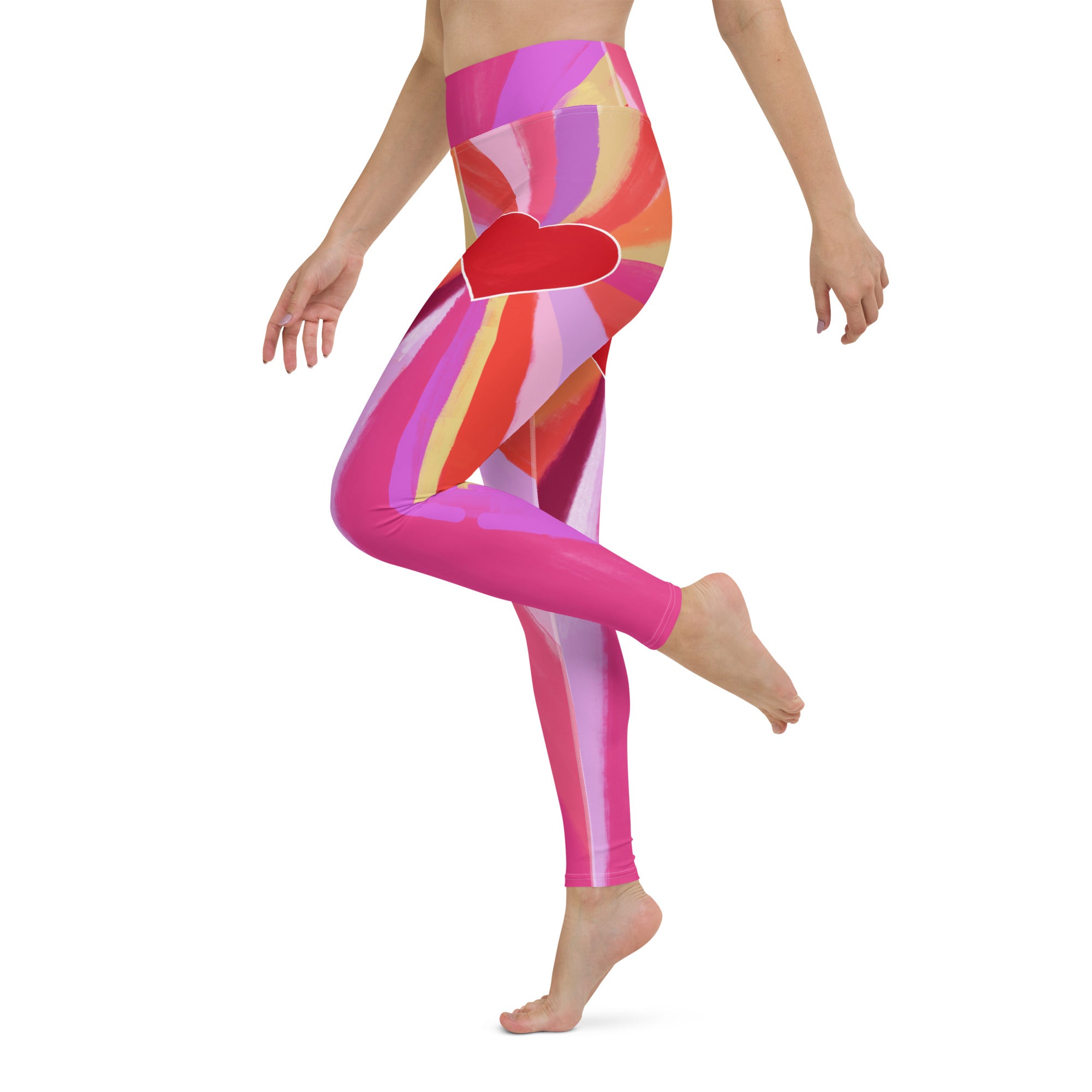 Love Bloom Yoga Leggings