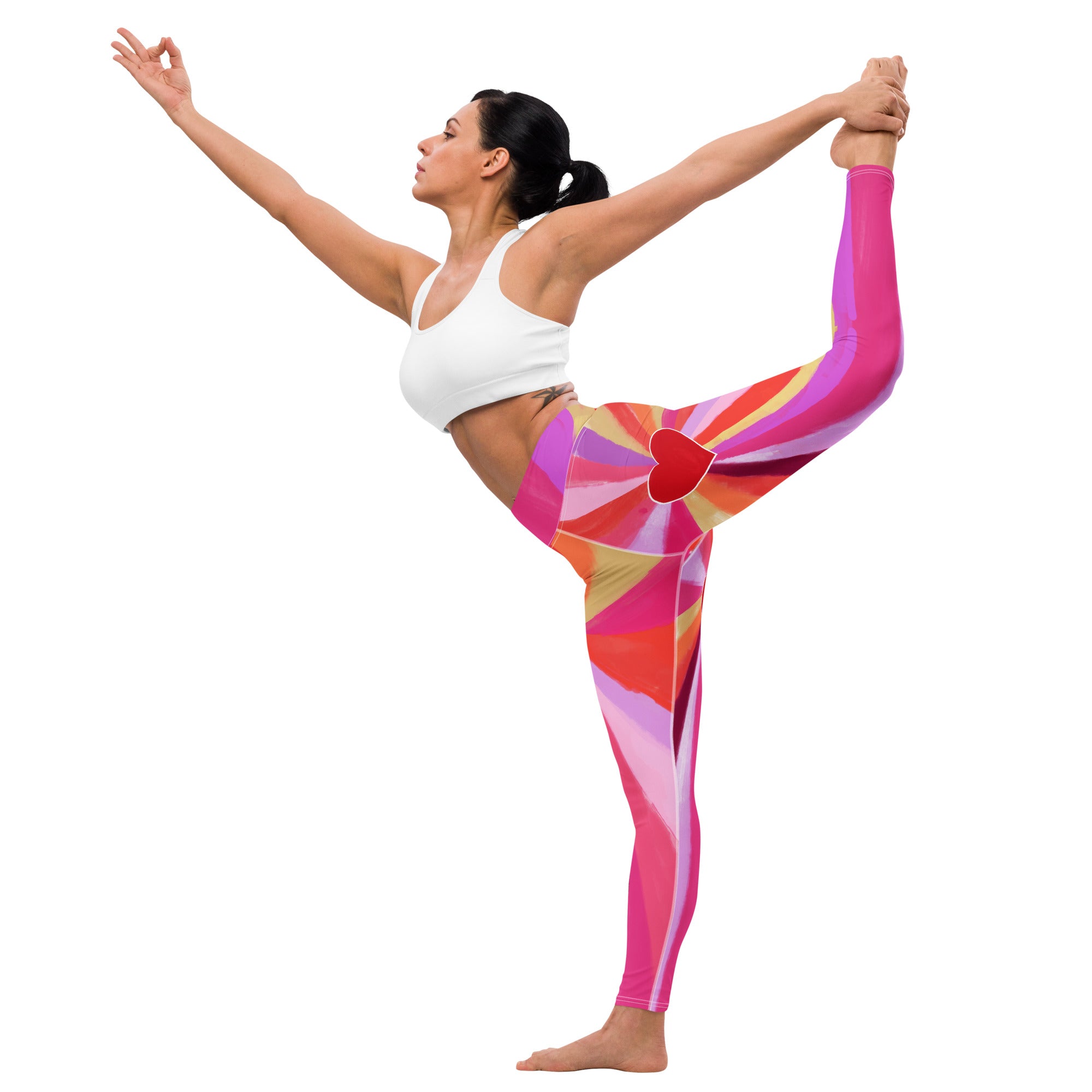 Love Bloom Yoga Leggings