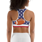 Love Football Sports Bra