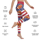 Love Football Yoga Leggings