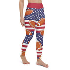 Love Football Yoga Leggings
