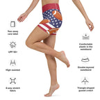 Love Football Yoga Shorts