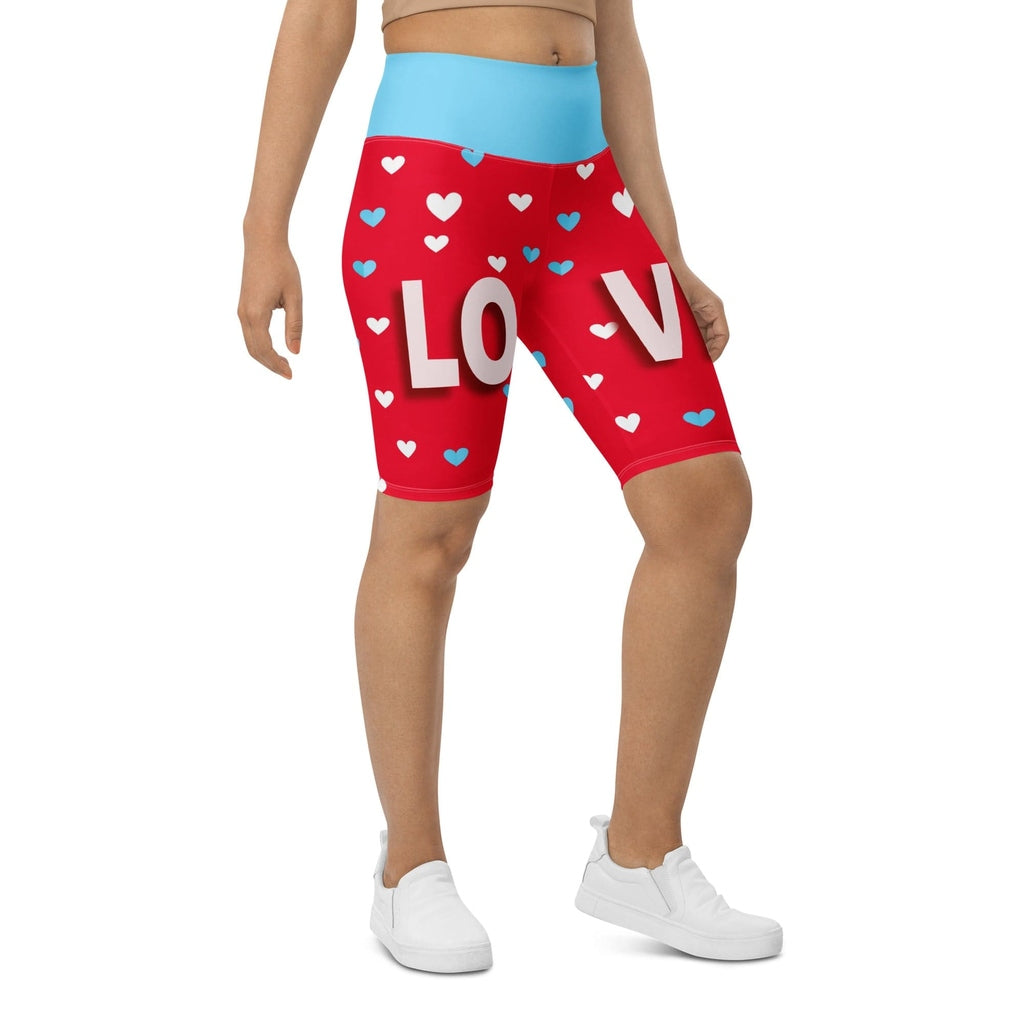 Love Pop Biker Shorts
