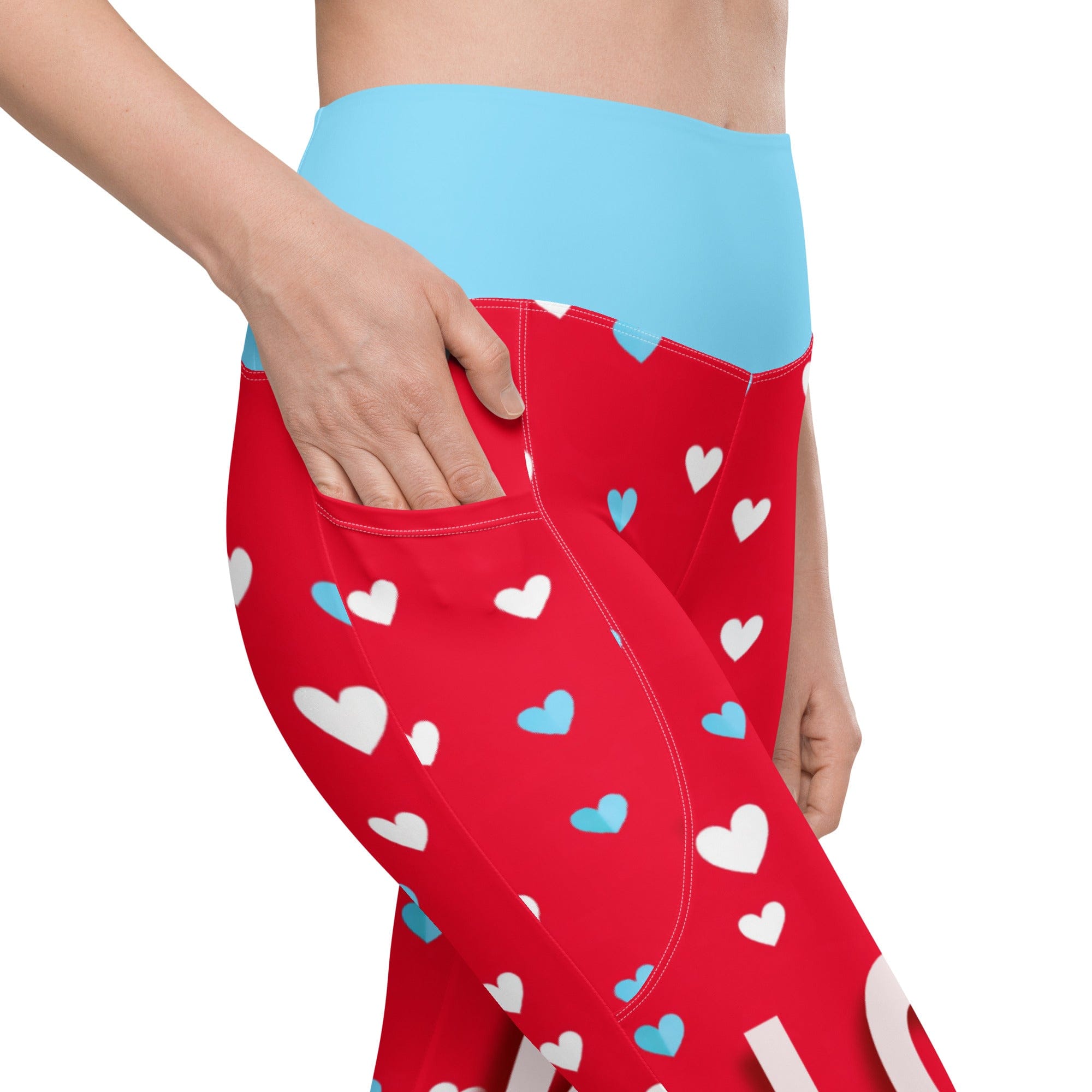 Love Pop Leggings With Pockets