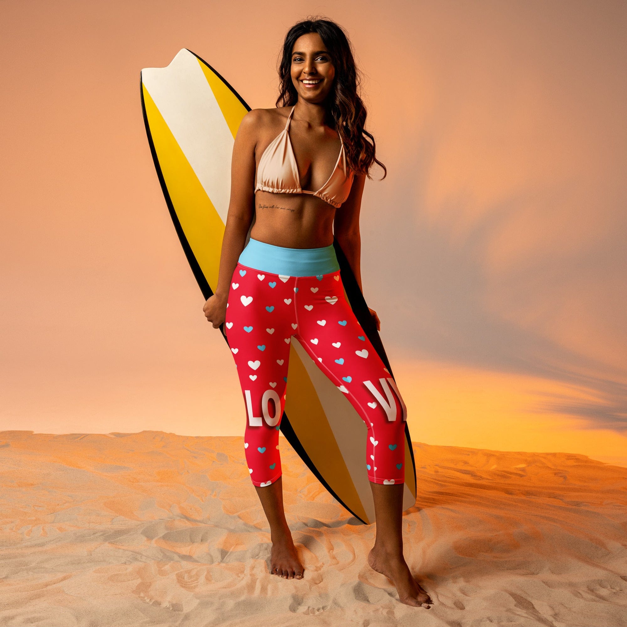 Love Pop Yoga Capris