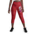 Love Stinks Let's Drink Yoga Capris