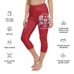 Love Stinks Let's Drink Yoga Capris