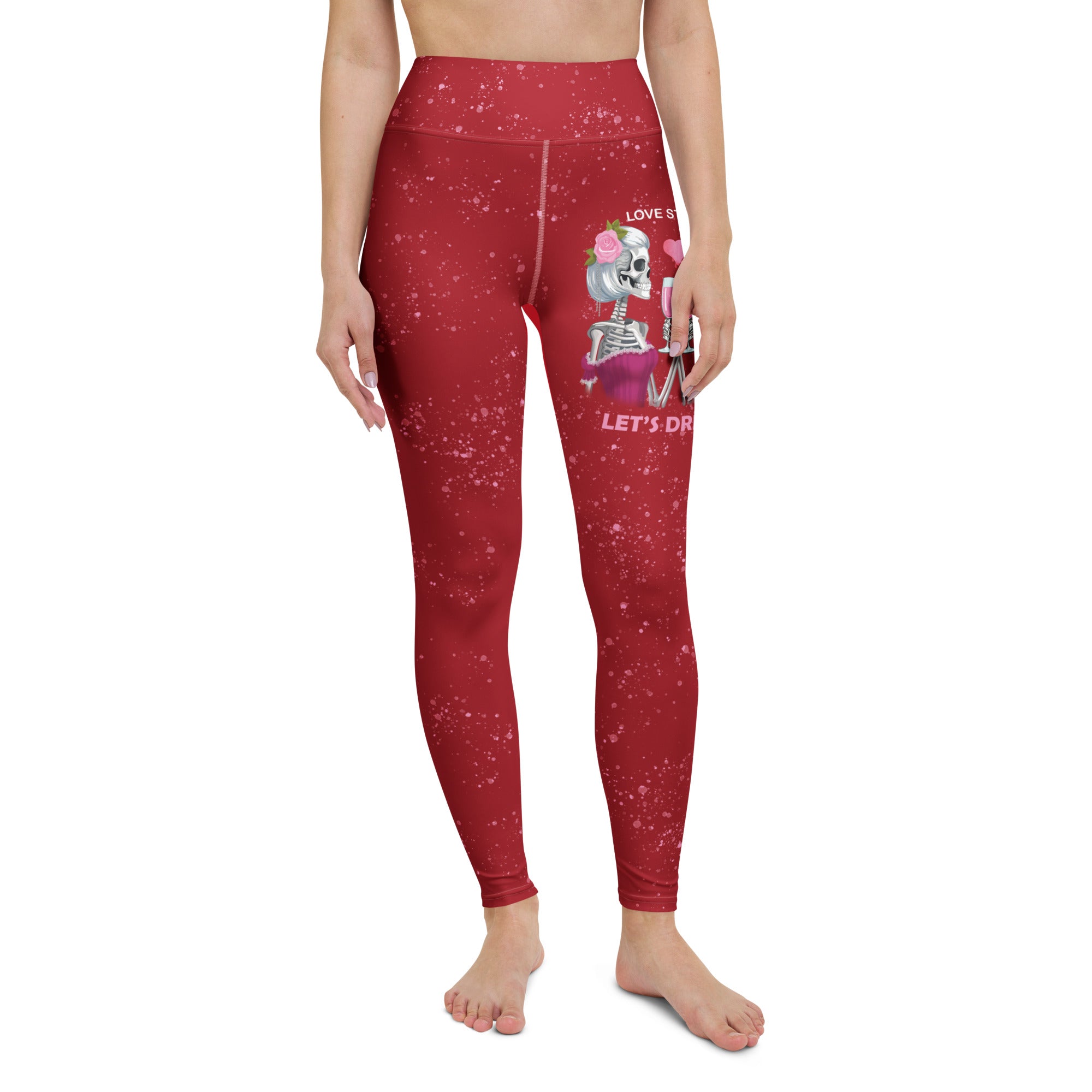 Love Stinks Let's Drink Yoga Leggings