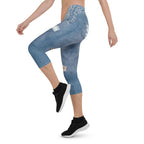 Low Rise Denim Capris