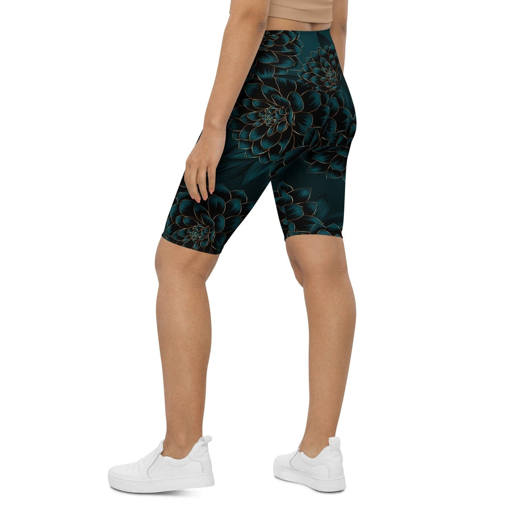 Luxe Floral Biker Shorts