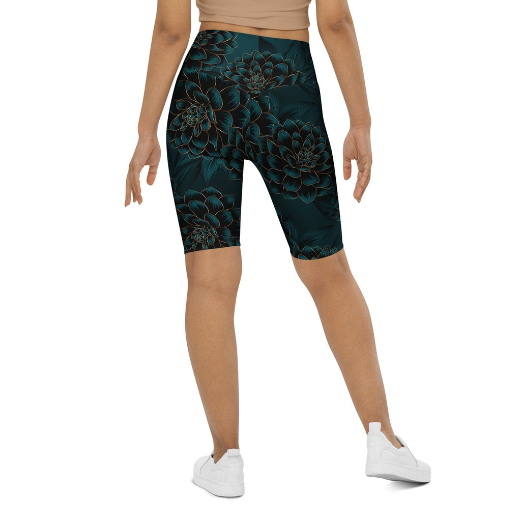 Luxe Floral Biker Shorts