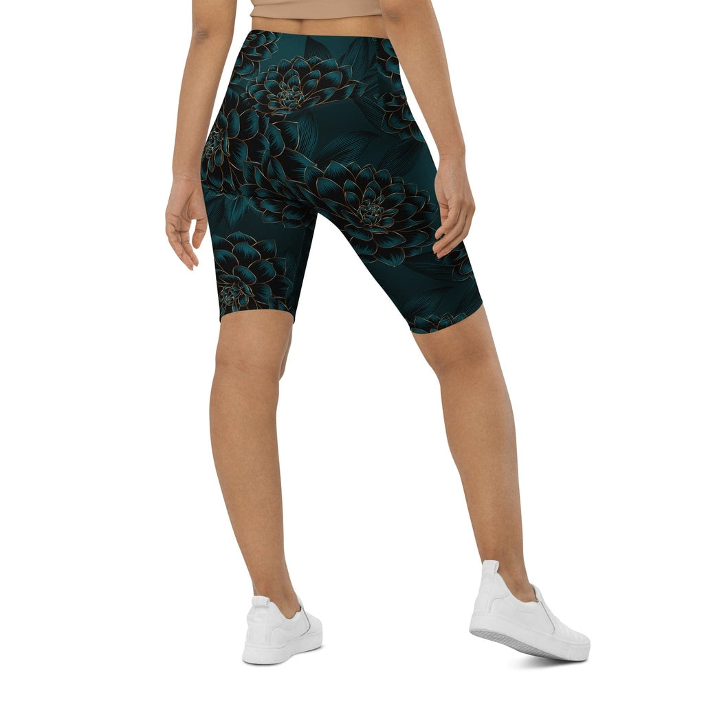 Luxe Floral Biker Shorts