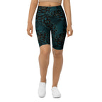 Luxe Floral Biker Shorts