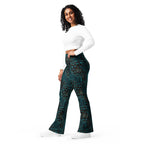 Luxe Floral Flare Leggings