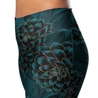Luxe Floral Flare Leggings