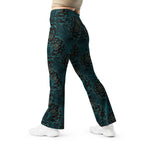 Luxe Floral Flare Leggings