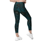 Luxe Floral Leggings With Pockets