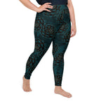 Luxe Floral Plus Size Leggings