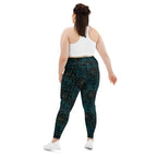 Luxe Floral Plus Size Leggings
