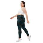 Luxe Floral Plus Size Leggings