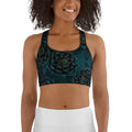 Luxe Floral Sports Bra