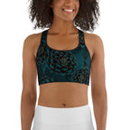 Luxe Floral Sports Bra
