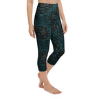 Luxe Floral Yoga Capris