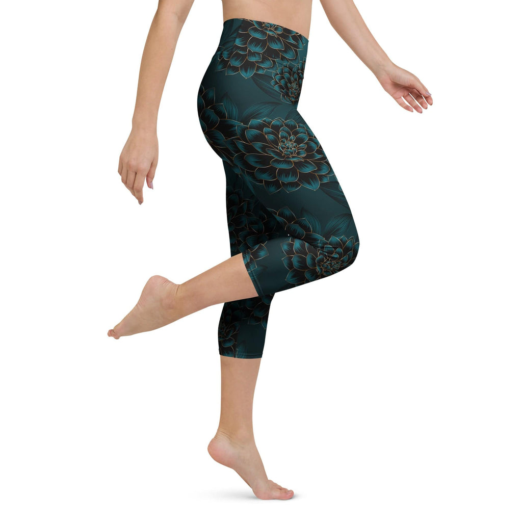 Luxe Floral Yoga Capris