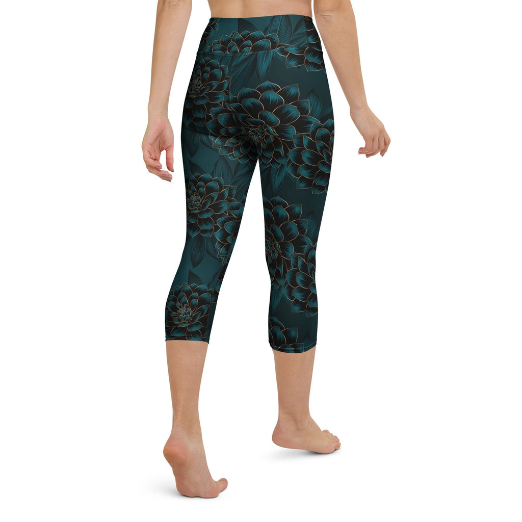 Luxe Floral Yoga Capris