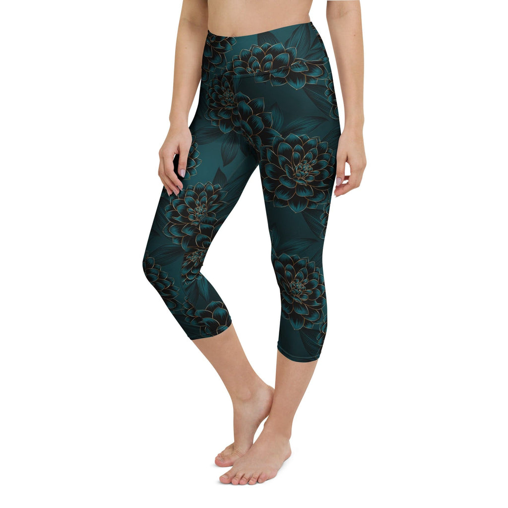Luxe Floral Yoga Capris
