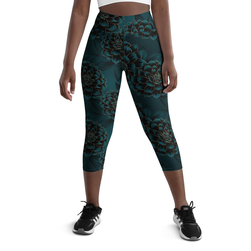 Luxe Floral Yoga Capris