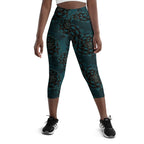 Luxe Floral Yoga Capris