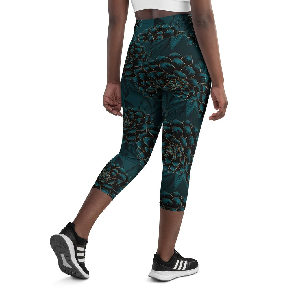 Luxe Floral Yoga Capris