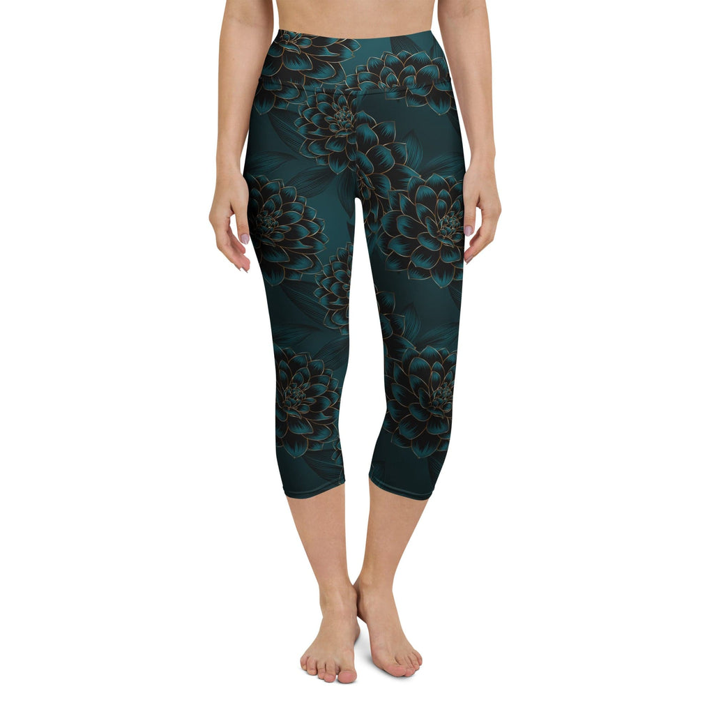 Luxe Floral Yoga Capris