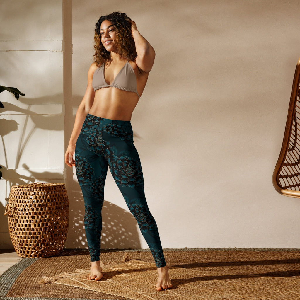 Luxe Floral Yoga Leggings