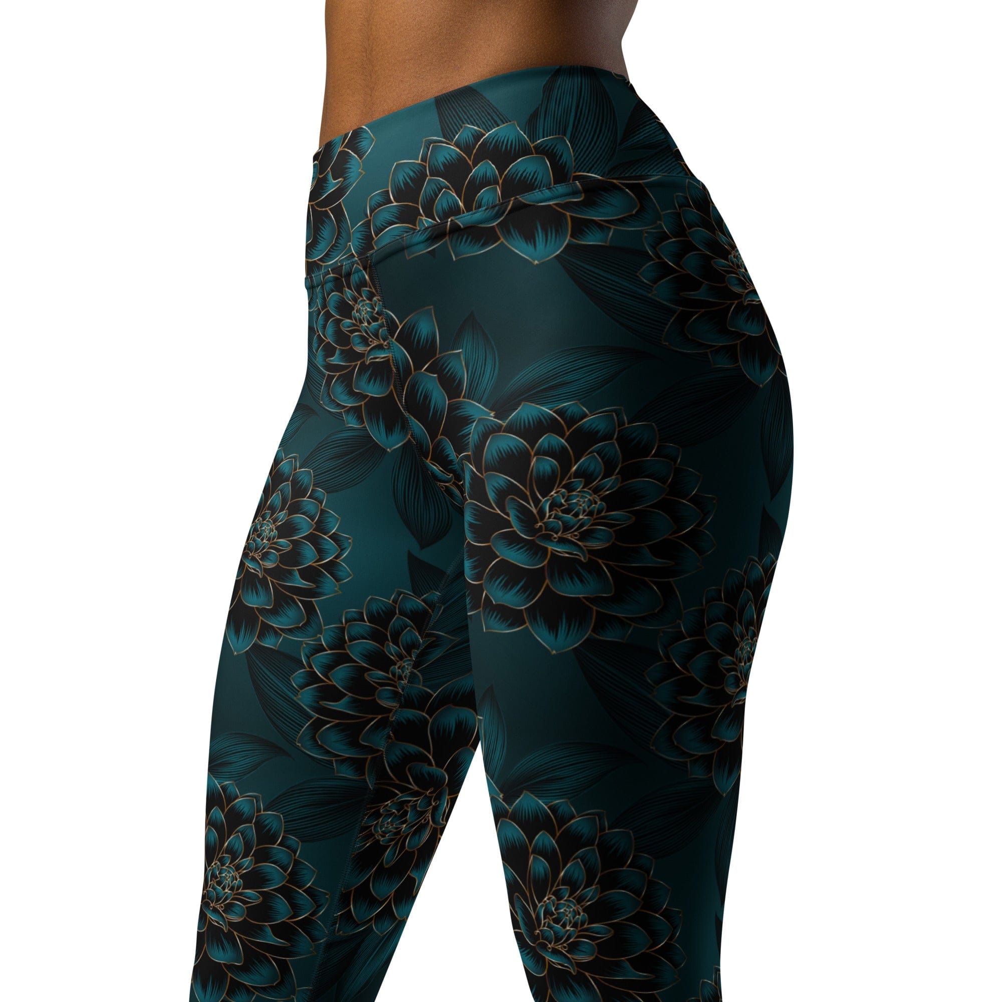 Luxe Floral Yoga Leggings